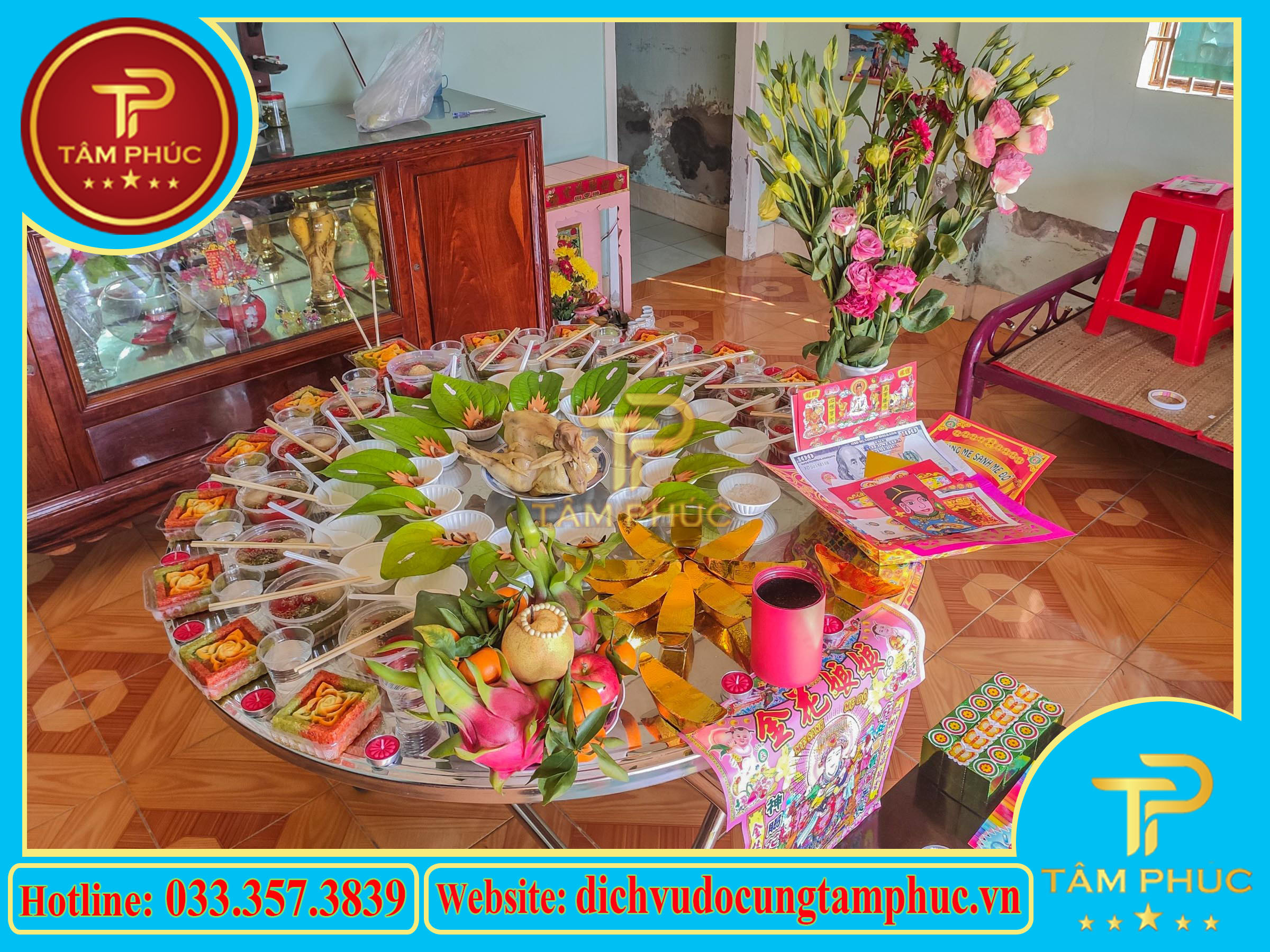 Bài văn khấn thôi nôi bé gái và mâm cúng