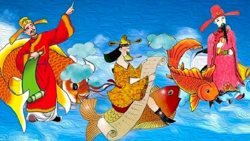 Gia chủ thành tâm đọc văn khấn đón Ông Táo về nhà