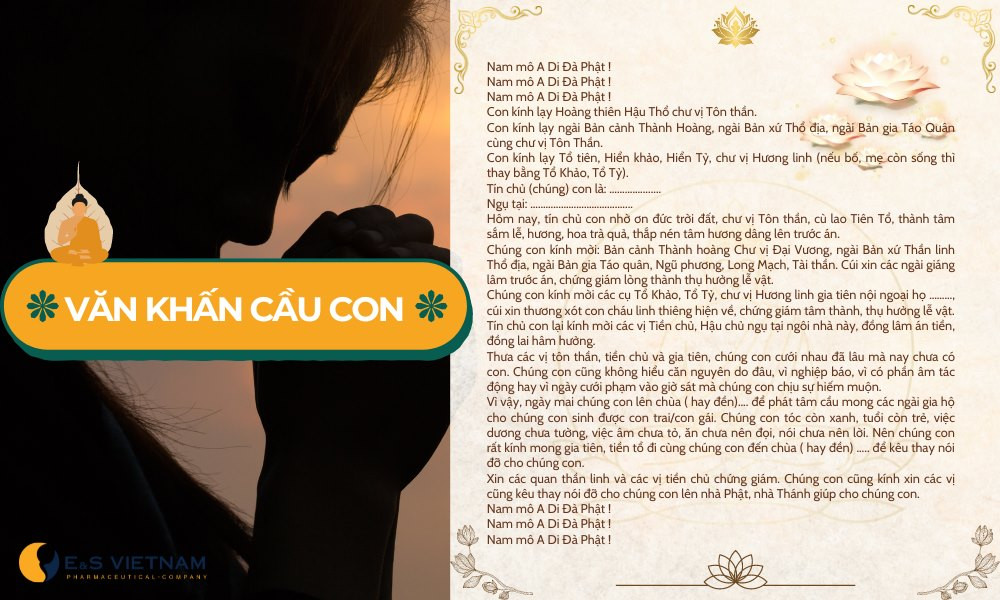 Hình ảnh bàn thờ gia tiên với đầy đủ lễ vật cho nghi lễ văn khấn cầu con tại nhà, thể hiện lòng thành kính.
