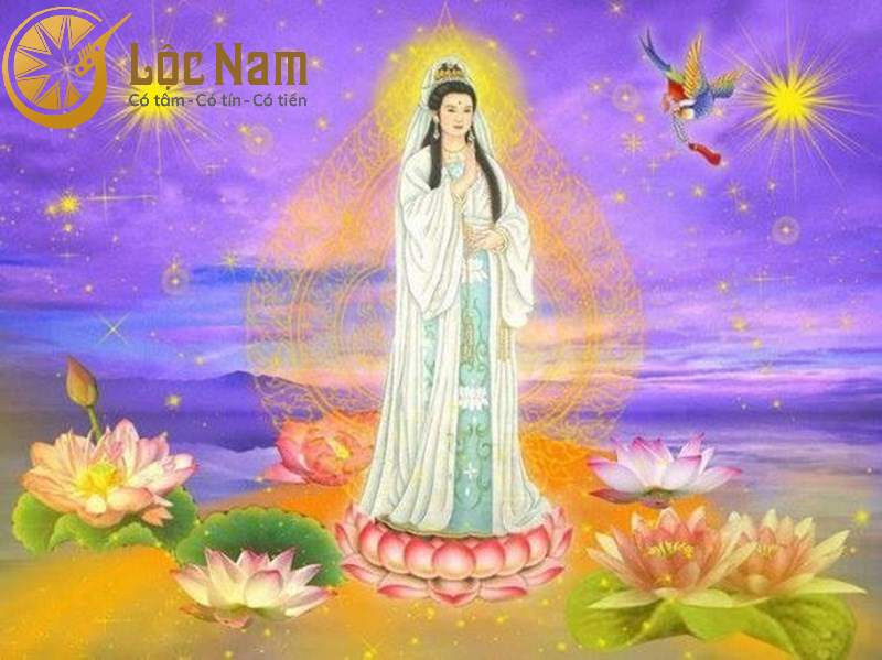 Hình ảnh tượng mẹ Quan Âm Bồ Tát từ bi cứu khổ cứu nạn chúng sinh