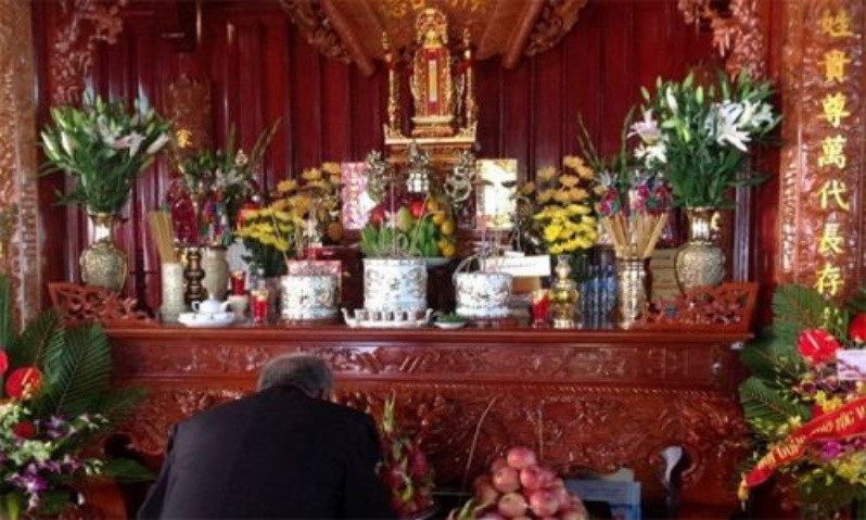 Không khí ấm cúng của giỗ thường hàng năm