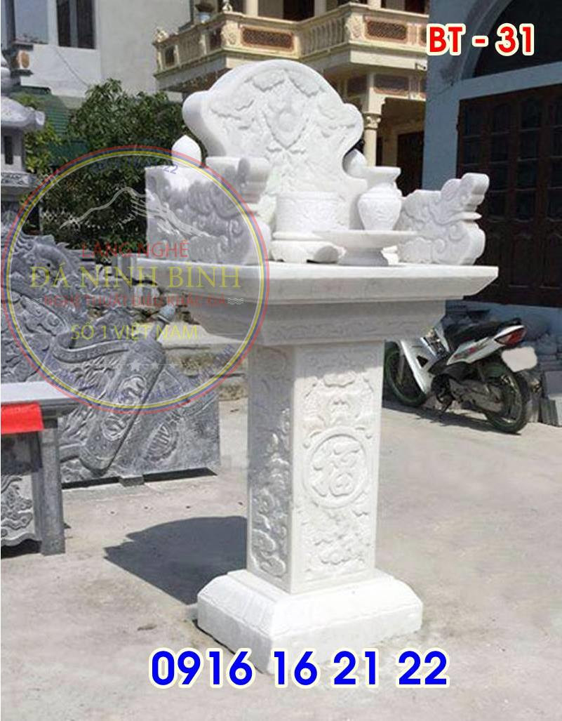 Kích thước chuẩn cho bàn thờ thiên ngoài trời