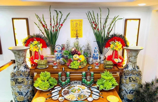 Mâm cúng mùng 9 tháng Giêng với đầy đủ lễ vật