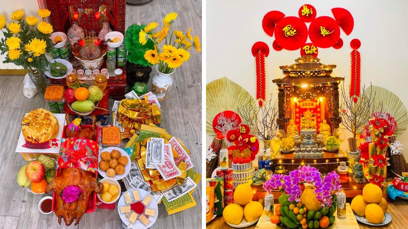 Mâm cúng Thần Tài mùng 10 tháng Giêng chuẩn nhất