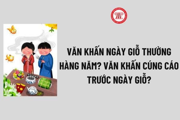 Mâm cúng tổ tiên và bát hương chuẩn bị cho văn khấn ngày giỗ thường hàng năm