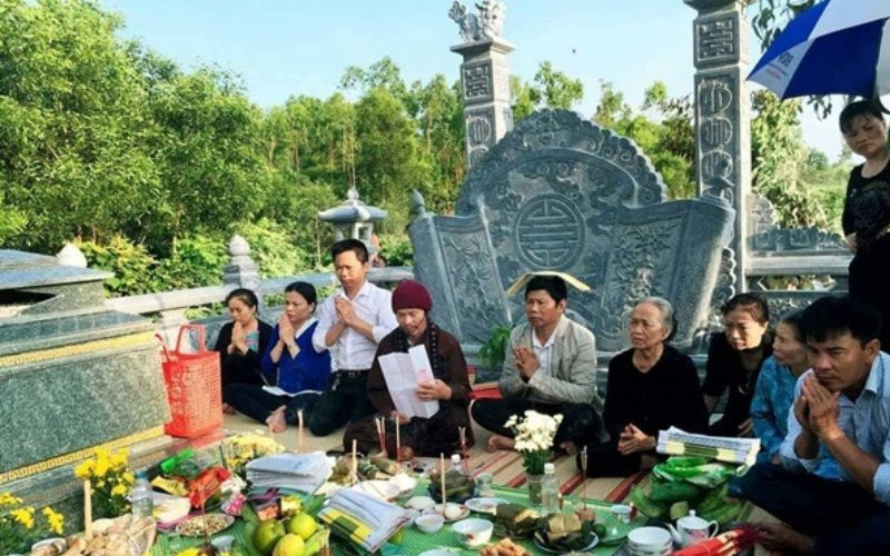 Mẫu bài cúng tảo mộ cuối năm số 1 được in rõ ràng để tham khảo