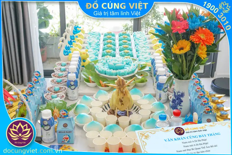 Nghi thức văn khấn đầy tháng cho bé gái