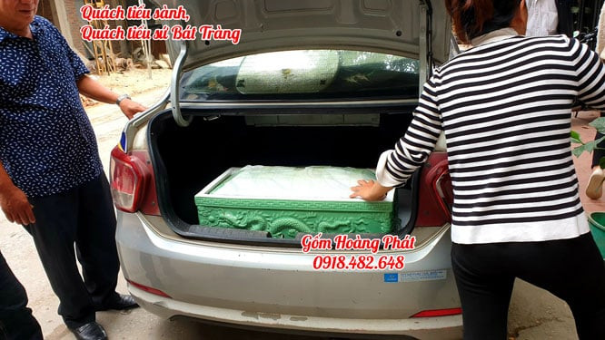 Tiểu quách đẹp tại Gốm sứ Hoàng Phát