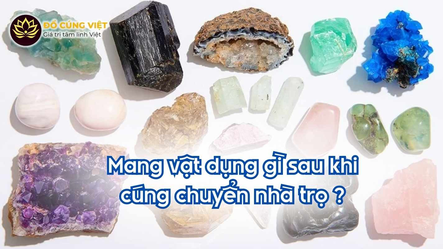 Vật dụng mang vào phòng trọ mới sau lễ văn khấn để thu hút may mắn và tài lộc