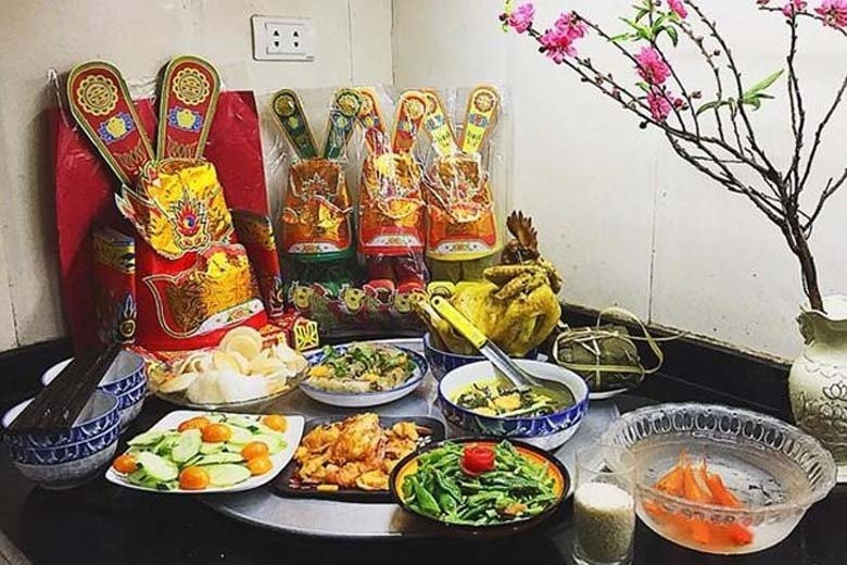 Bài văn khấn sắm lễ cúng ông táo trang trọng, thể hiện lòng thành kính.