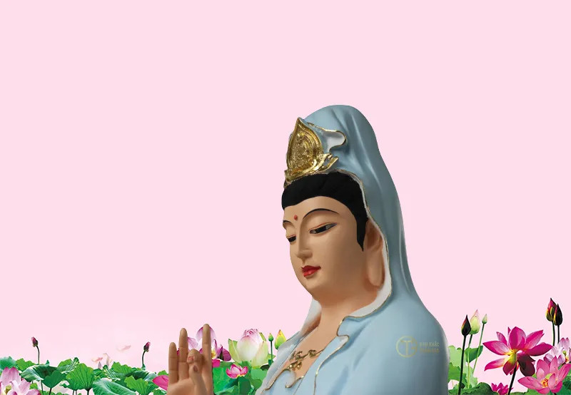 Bàn thờ Phật Quan Âm trang nghiêm tại gia, thể hiện lòng thành kính