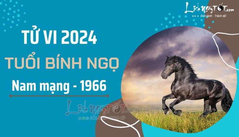 Bảng luận giải tử vi tuổi Bính Ngọ năm 2024 nam mạng