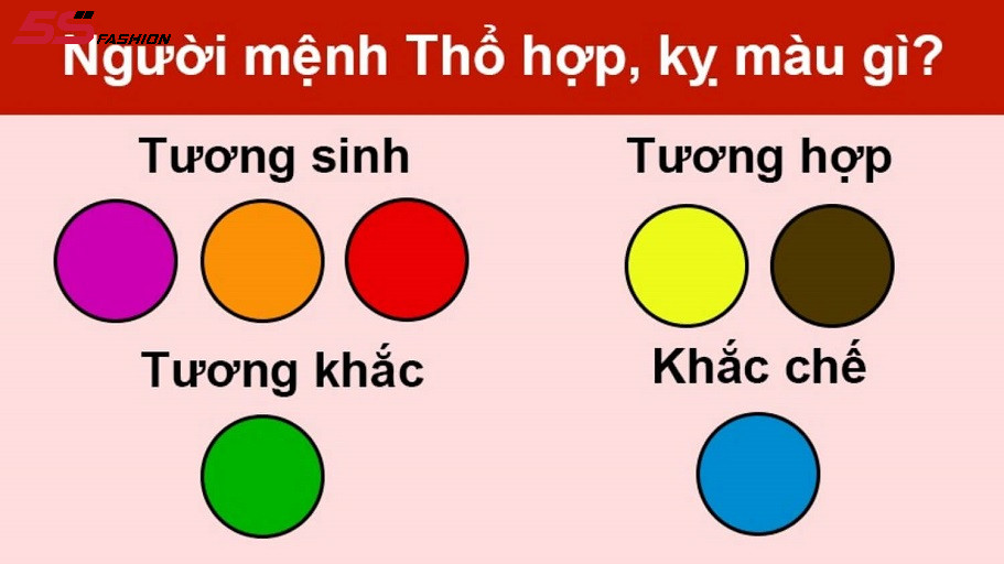 Bảng màu sắc phong thủy cho người sinh năm 1960 mệnh gì hợp màu gì