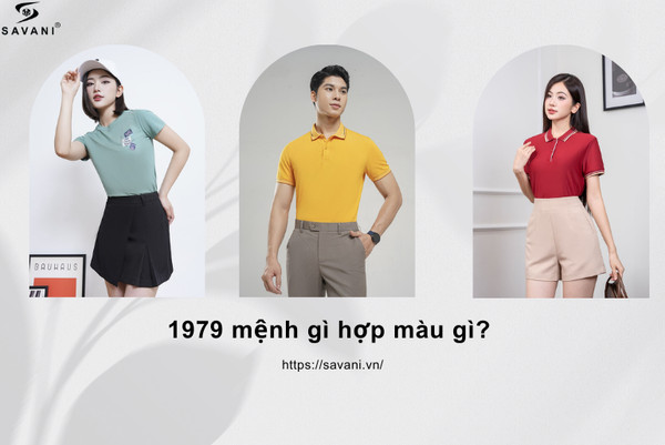 Bảng màu sắc tương sinh và bản mệnh phù hợp với người sinh năm 1979 là mệnh gì.