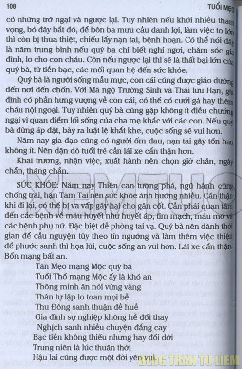 Bảng tổng hợp những yếu tố may mắn và thử thách của Tân Mão 1951 nữ mạng năm 2025