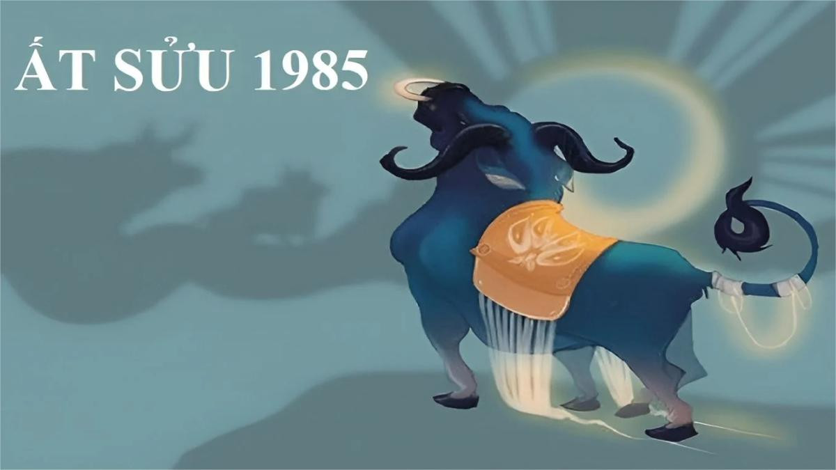 Biểu tượng con trâu, đại diện cho tuổi Ất Sửu 1985