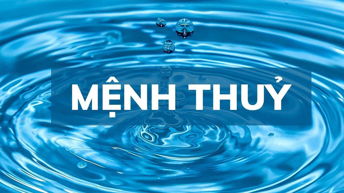 Biểu tượng nước thể hiện mệnh Thủy của tuổi Quý Tỵ 2013
