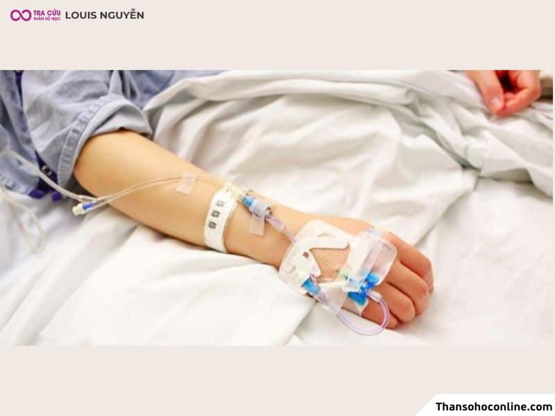 Biểu tượng sao Bệnh Phù trong tử vi, chủ về bệnh tật và sự yếu đuối.