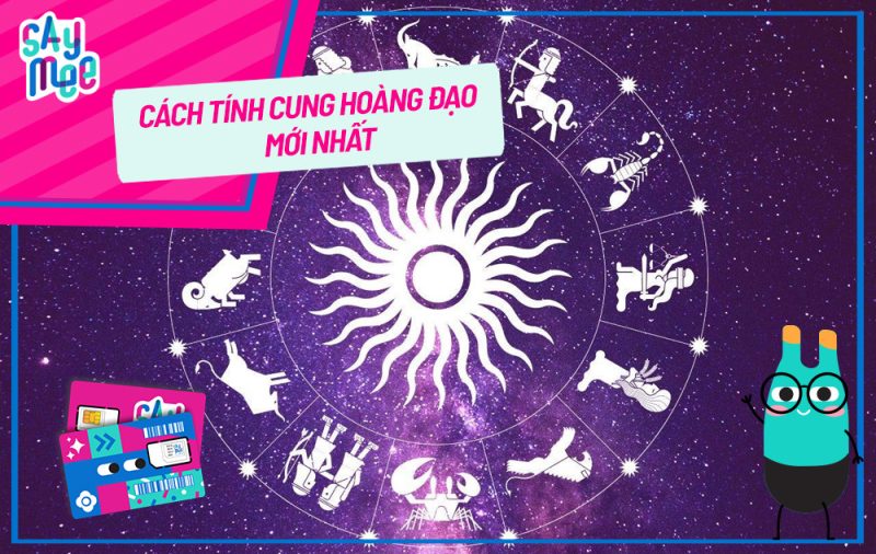 Biểu tượng và quỹ đạo 12 cung hoàng đạo trên bầu trời đêm