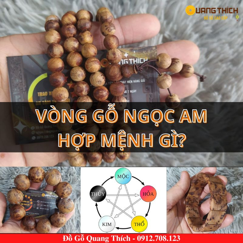 Bộ sưu tập vòng gỗ ngọc am và ứng dụng phong thủy hợp mệnh