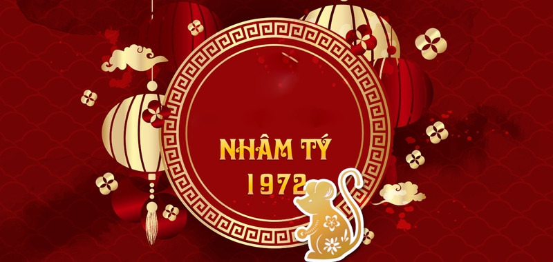 Bông hoa xanh biếc tượng trưng cho sự sinh sôi, màu tương sinh với tuổi Nhâm Tý 1972.