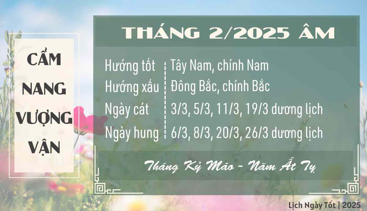 Cẩm nang vượng vận tử vi tháng 2 2025 cho tuổi Sửu