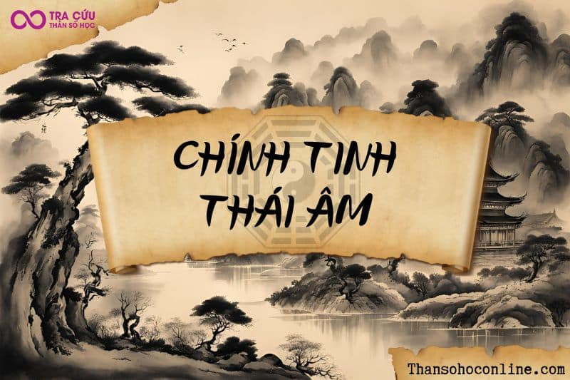 Chính Tinh sao Thái Âm chủ về sự dịu dàng, nữ tính, che chở và phúc lộc
