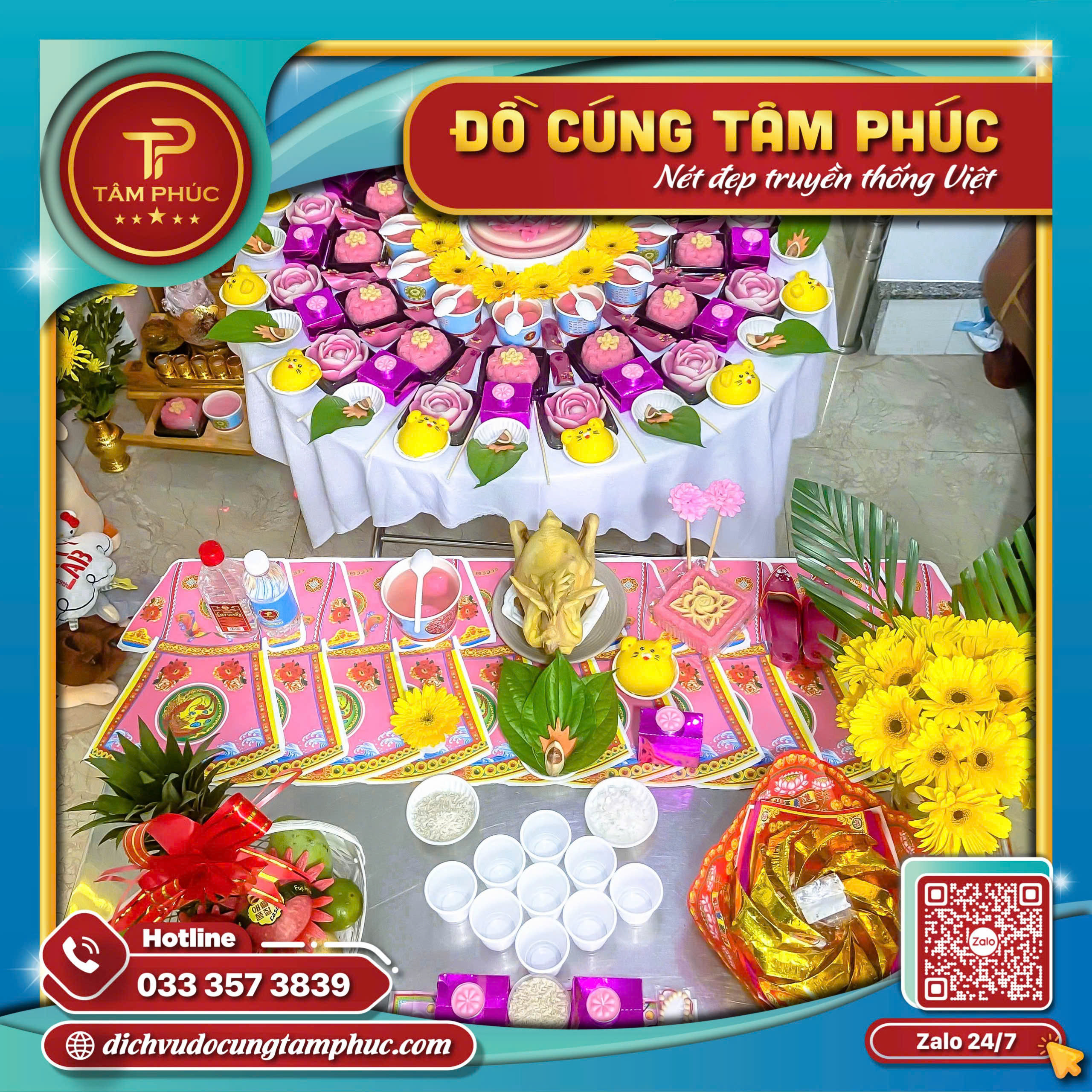 Chuẩn bị mâm cúng đơm lẻ cho bà bầu tươm tất
