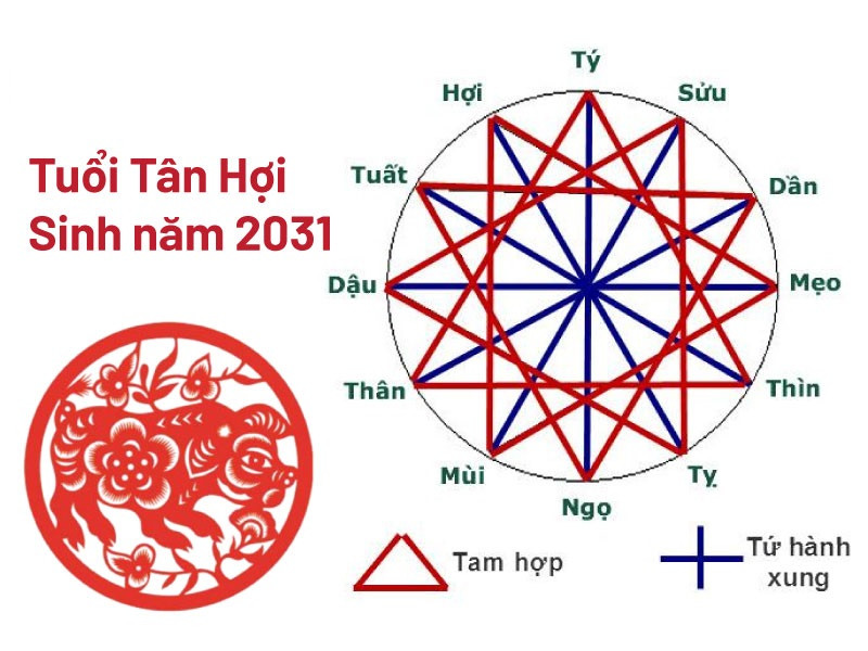 Con sinh năm 2031 (Tân Hợi) hợp với bố mẹ mệnh Kim và mệnh Thổ