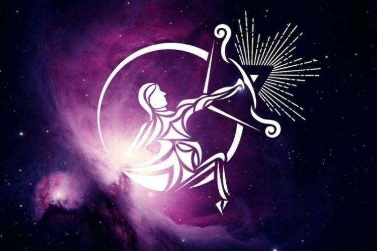 Cung Nhân Mã mệnh gì, hình ảnh biểu tượng Nhân Mã với mũi tên hướng lên thể hiện khát vọng tự do