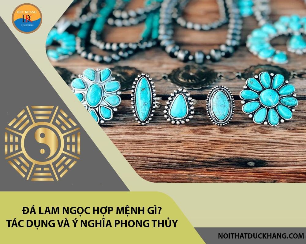 Đá lam ngọc mang ý nghĩa bình an và thịnh vượng trong phong thủy