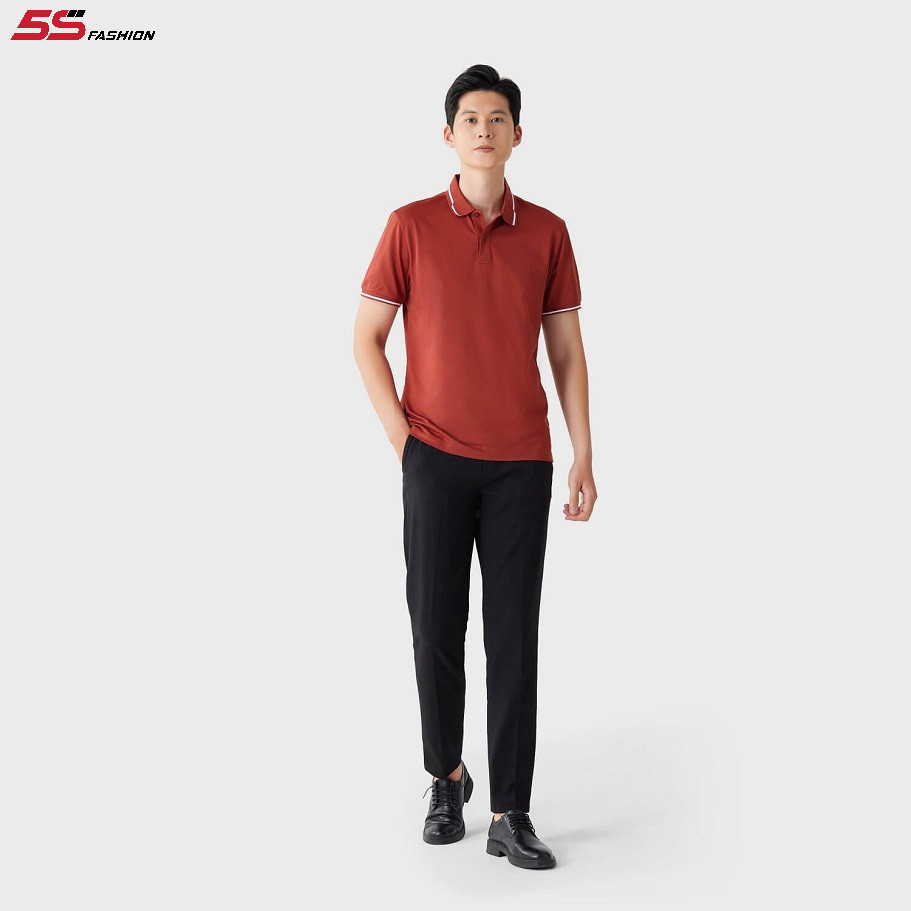 Đồ Thờ Lăng Vân - Áo polo màu cam đất trẻ trung, lịch sự cho nam sinh năm 1960