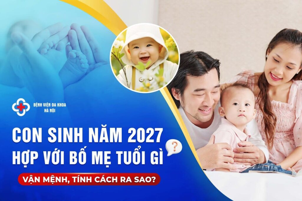 Em bé sơ sinh đáng yêu đang ngủ, biểu tượng cho việc sinh con 2027 mệnh gì và sự hòa hợp tuổi tác với cha mẹ.