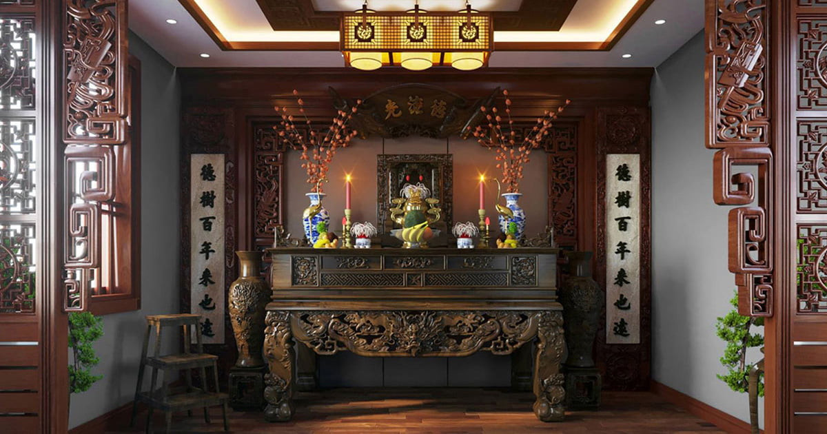 Gia chủ nhà hướng Tây Nam cần xác định hướng tốt để đặt bàn thờ