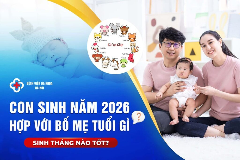 Gia đình hạnh phúc đón bé Bính Ngọ