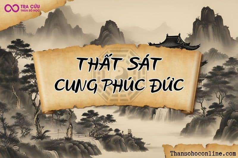 Giải mã Sao Thất Sát cung Phúc Đức, ảnh hưởng đến phúc phần, nội tâm và khả năng lập nghiệp xa quê