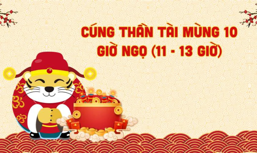 Giờ Ngọ cúng Thần Tài