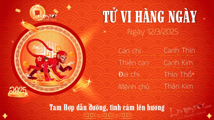 Hình ảnh con khỉ đại diện cho tuổi Thân trong tử vi ngày 12 tháng 3 năm 2025
