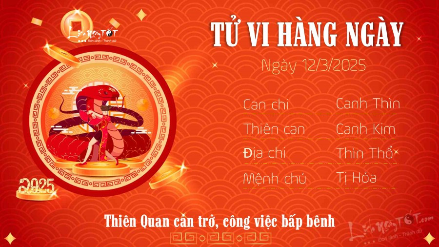 Hình ảnh con rắn đại diện cho tuổi Tỵ trong tử vi ngày 12 tháng 3 năm 2025