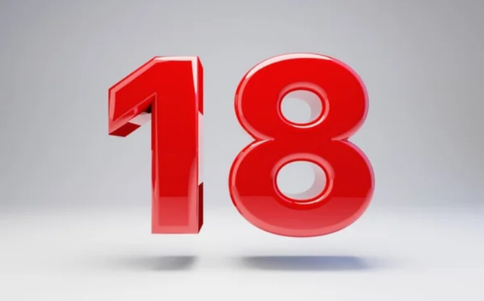 Hình ảnh đôi tình nhân và ý nghĩa của số 18 trong tình yêu, biểu tượng của sự chân thành