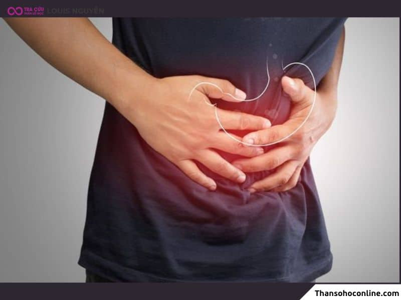Hình ảnh liên quan đến sức khỏe tiêu hóa và bệnh phù tử vi trong tử vi.