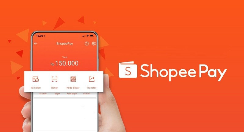 Hình ảnh logo và giao diện ShopeePay