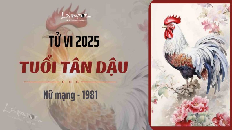 Hình ảnh minh họa tử vi Tân Dậu nữ mạng 1981 năm 2025 chi tiết các vận hạn