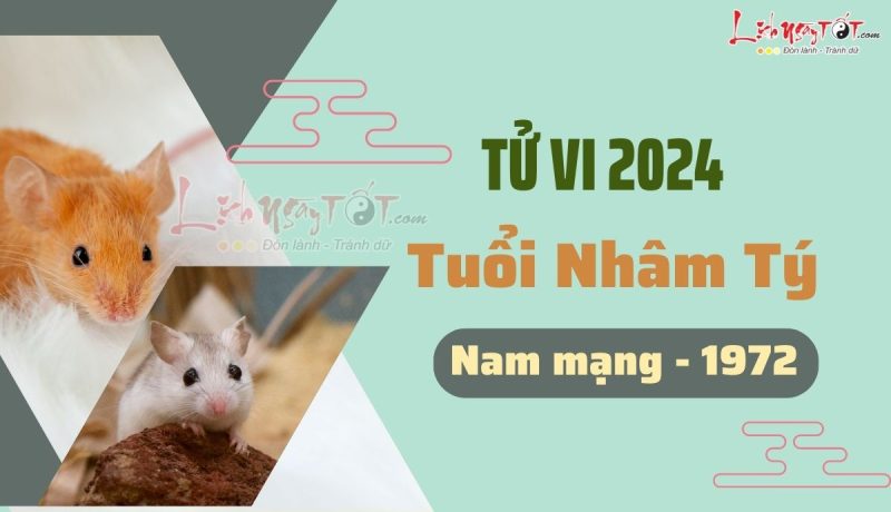 Hình ảnh minh họa tử vi tuổi Nhâm Tý 1972 nam mạng năm 2024, thể hiện sự chiêm nghiệm vận mệnh theo phong thủy và tâm linh.