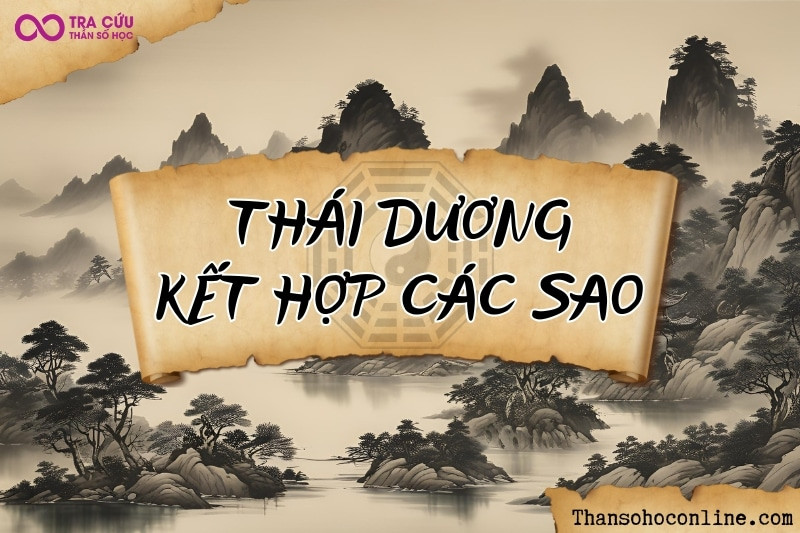 Hình ảnh một nhóm các sao kết hợp, thể hiện ý nghĩa của sao thái dương trong la số tử vi khi tương tác với các sao khác