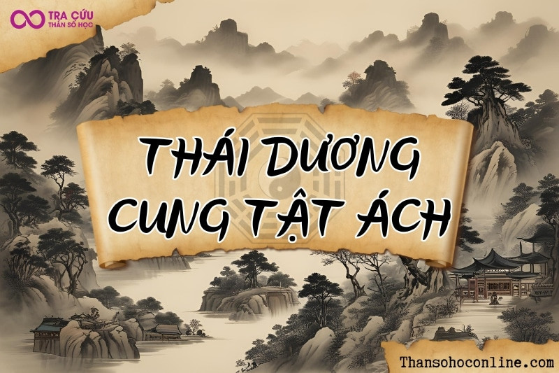 Hình ảnh người đang bị bệnh về mắt hoặc tim mạch, thể hiện tình trạng hãm địa của sao thái dương trong la số tử vi cung Tật Ách