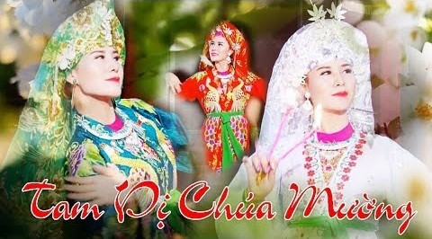 Hình ảnh thờ tự các Chúa Mường, biểu tượng của Tứ vị Mường Tiên
