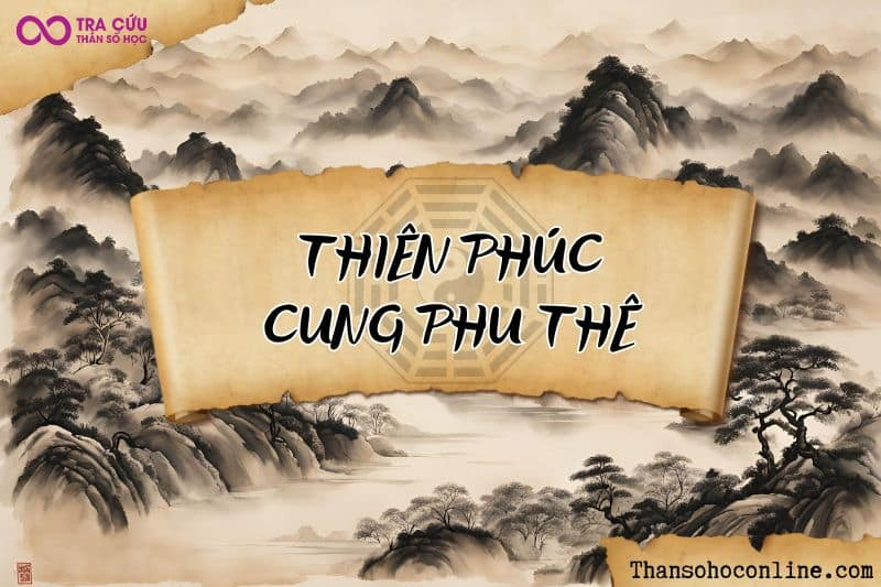 Hôn nhân hòa hợp khi Thiên Phúc chiếu cung Phu Thê