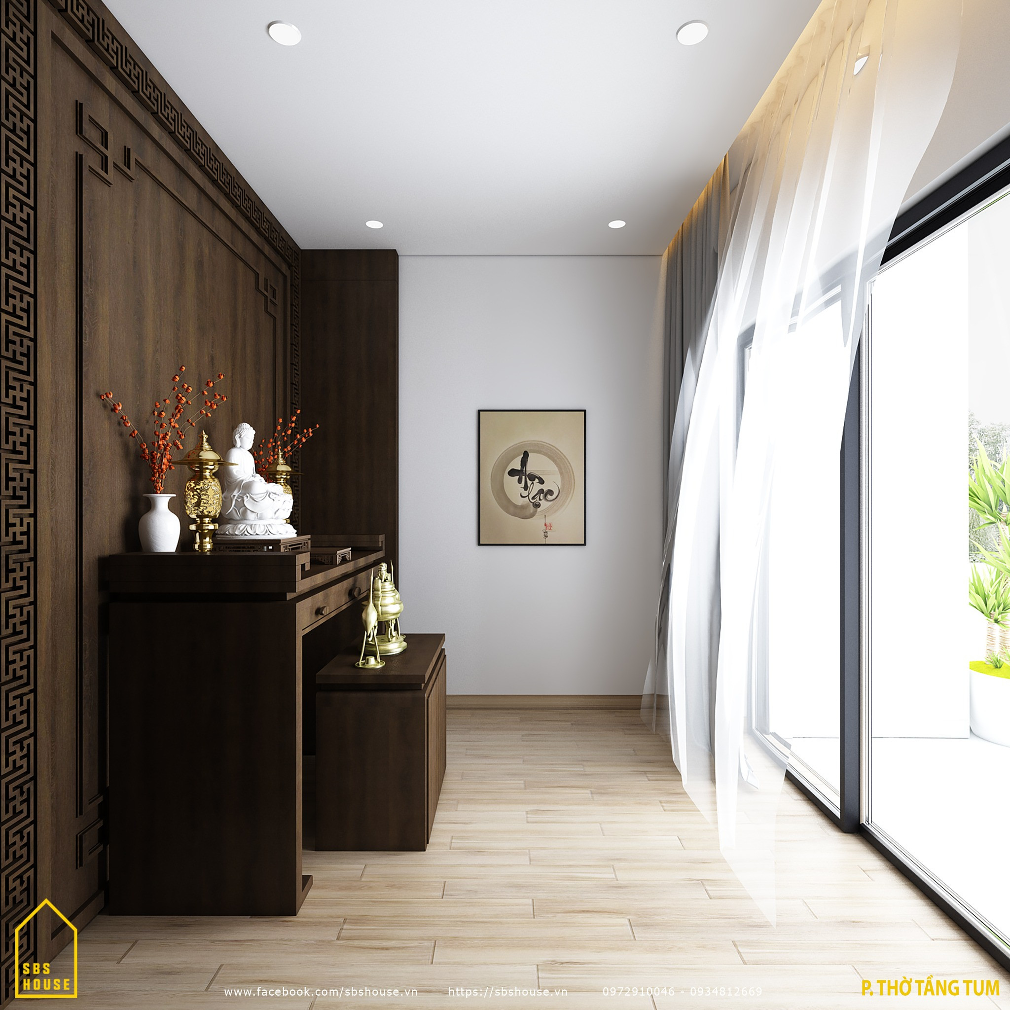 Hướng đặt bàn thờ tổ tiên đúng cách cho gia chủ Giáp Tý