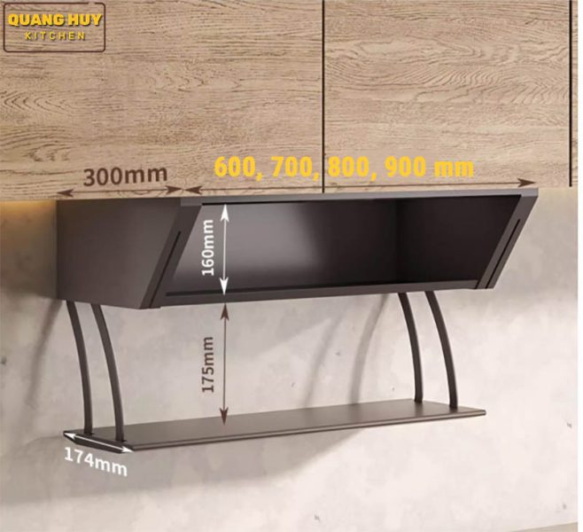 kệ gia vị tủ bếp trên